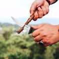 thumbnail image 4 of DPNAO Fixed Blade Knife with Sharp Stainless Steel Blade and Sheath for Outdoor Survival, Camping Hunting, Bushcraft and Tactical, 4 inch, 4 of 6