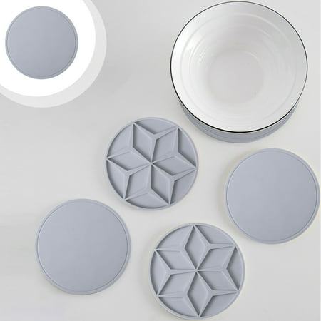 

Ultra Thick Silicone Trivets for Hot Dishes Pots and Pans Silicone Trivet Mat Hot Plates to Protect Table Silicone Hot Pads for Kitchen Counter Pot Holders