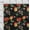 Black, variant on oneOone Viscose Chiffon Dusty Blue Fabric Flower & Leaves Watercolor Sewing Fabric By The Yard Print Diy Clothing Sewing 42 Inche Wide