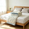 thumbnail image 5 of Printed Lightweight Summer Quilt – Soft Breathable Cotton Blanket for Air Conditioning Room, 39.37x59In Machine Washable, 5 of 7