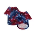 thumbnail image 2 of Dog Shirt for Large Dogs, Patriotic Star Print Navy Blue Xxxl Pet Clothes, Lightweight Dog Sweatshirt for Small Medium Large Dogs, 4Th of July Pet Outfit, Single Pack, 2 of 5