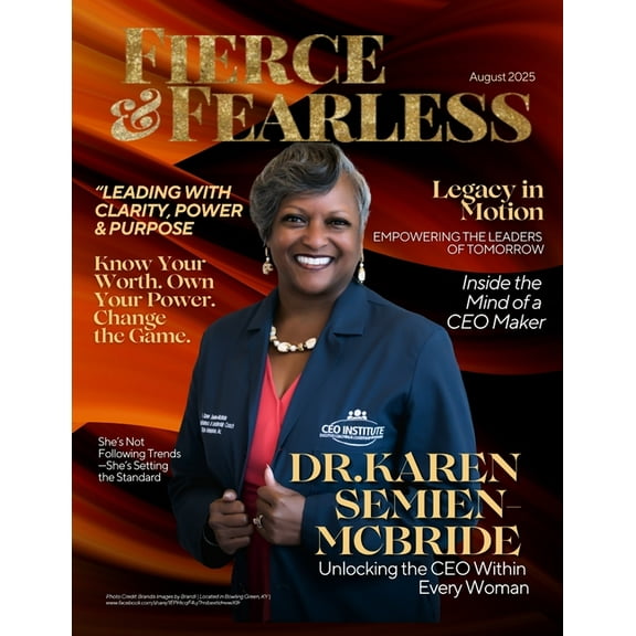 Fierce & Fearless Magazine: August 2025, (Paperback)