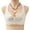 Beige, variant on Front Snap Closure Bras for Women, Wireless Bras Push Up for Seniors Everyday Bras, XXL