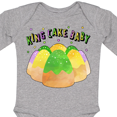 thumbnail image 4 of Inktastic King Cake Baby Mardi Gras Boys or Girls Long Sleeve Baby Bodysuit, 4 of 5