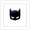 White Framed Version, variant on Gallery Pops DC Comics Batman - Batman Cowl Wall Art, Unframed Version, 12" x 12"