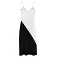 thumbnail image 6 of Black and White Two Tone Color Block Sleeveless Dress Summer women's clothing elegant women's sets womens clothing, 6 of 6