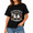 Black-182, variant on Lady Halloween T-shirt - 100% cotton material, with funny text on the front.