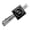 Silver, variant on The Flash TV Series Zoom Logo Square Tie Bar Clip Clasp Tack- Silver or Gold