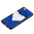 thumbnail image 3 of Airium Candy Skin Cover for Apple iPod touch (6th generation)/The new iPod touch / iPod touch (5th generation) - Blue / Silver Double-Sided Sparkling Sequin (Black), 3 of 4