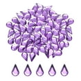 thumbnail image 1 of Uxcell 100Pcs Gemas de Acrílico de Fondo Plano en Forma de Gota de Agua 6x10mm Rhinestones Artificiales para Manualidades DIY Púrpura Medio, 1 of 7