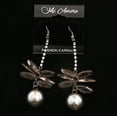 thumbnail image 3 of Mi Amore Drop-Dangle-Earrings Dark-Silver, 3 of 4