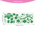 thumbnail image 2 of Adhesivo decorativo de pared extraíble con flores de ratán: despegable y pega. Adhesivos de pared con flores de ratán, color negro, 2 of 5