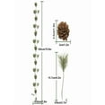 thumbnail image 5 of 5.9FT Christmas Garland with Lights, Prelit Natual Rustic Cedar Pine Garland Christmas Decorations with Pine Cones for Stairs Fireplace Window Wall, Mantle, Farmhouse Indoor Outdoor Decoration, 5 of 6