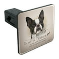 thumbnail image 1 of Boston Terrier Dog Breed Tow Trailer Hitch Cover Plug Insert, 1 of 7