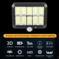 thumbnail image 3 of Solar Wall Light  Motion Sensor Solar Security Light with 3 Lighting Modes  16.4ft Cable 120 COB Solar Flood Lights for Front Door Garden, 3 of 8