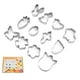 thumbnail image 2 of 12 unids/set molde para galletas Pascua DIY molde para galletas herramientas para hornear de acero inoxidable Ndcxsfigh Libre de BPA, 2 of 9