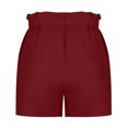 thumbnail image 3 of fatyb Womens Casual Shorts High Waisted Summer Shorts Loose Drawstring Lightweight Beach Shorts, 3 of 6