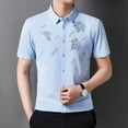 thumbnail image 4 of MDUKONU Men's Plus Size Shirt Classic Fit Non Shrink Work Wear Light Blue XXL, 4 of 6