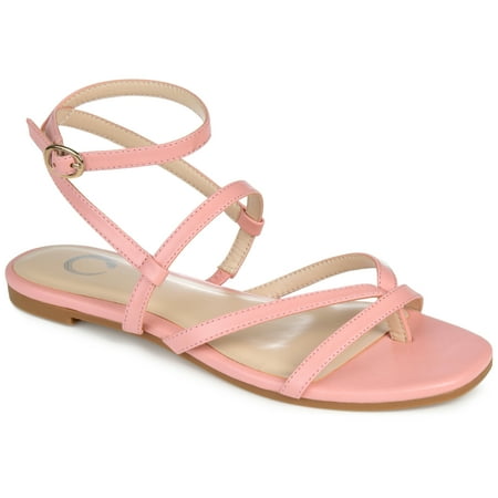 

Journee Collection Womens Serissa Multi Strap Flat Sandals