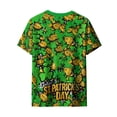 thumbnail image 7 of LEKWK Funny St Patricks Day Shirt Women Tuxedo Suit Print Graphic Tees Crew Neck Costume Tops Bow Tie 3D Graphic Outfits, 7 of 7