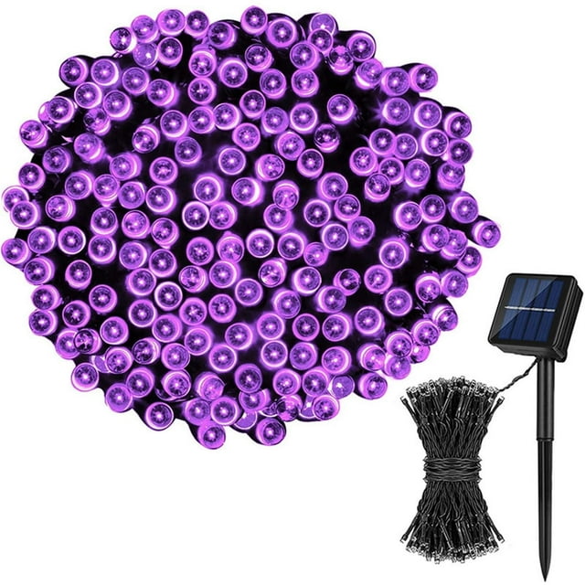 Halloween Decorations Clearance Sale LED Solar Lamp String All Over 8-Function Festival Garden Decoration 22M200 Lamp
