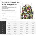 thumbnail image 6 of Goofa Green Mushroom Printed Women's UPF 50+ Sun Protection Hoodie Jacket Lightweight Long Sleeve Sun Shirt for Women with Pocket Hiking Outdoor-, 6 of 9
