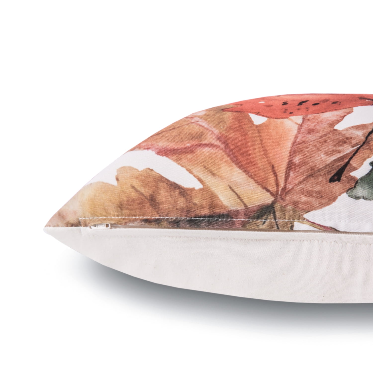 Autumn Series Printed Decorative Throw Pillow Covers for Thanksgiving, Maple, 18" x 18", Set of 4