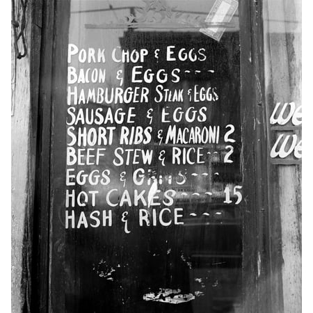 Soul Food Menu In The Window Of A Restaurant (Best Soul Food Restaurants In Nyc)