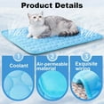 thumbnail image 5 of Kittra Cooling Mat for Cats, Comfortable and Breathable Cooling Bed for Cats, 3 Layer System Instant Cool, for Small Dogs and Cats (pink,L(28 * 22in)), 5 of 7