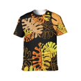thumbnail image 3 of OUSIMEN Men's short-sleeved printed T-shirt, 3 of 7