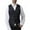 Black, variant on Men's New Style Business Pure V-Neck Vest Fashion Groom's Formal Vest Big and Tall Shirts Black M