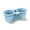 Blue, variant on Center Console Cup Holder Shockproof Stabilizer Water Cup Holder Trash Can Storage Box Suitable for
