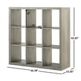 Better Homes & Gardens 9Cube Storage Organizer, Rustic Gray