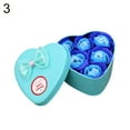 thumbnail image 3 of comerut 1 Set Artificial Soap Rose Flower Bear Doll Valentine Day Gift Box Party Decor, 3 of 8