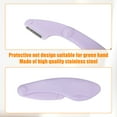 thumbnail image 4 of Unique Bargains 6Pcs Eyebrow Razor Facial Razor Brow Shaper Eyebrow Trimmer Tool Purple ABS Stainless Steel, 4 of 7