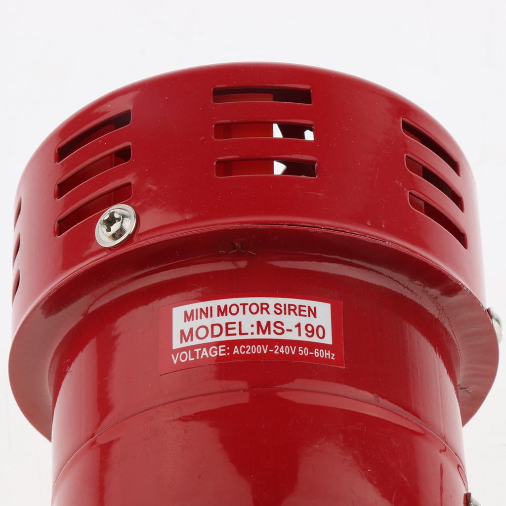 Blesiya Alarm Sound Mini Motor Siren High Power Buzzer Electric 110dB MS-190 