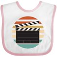 thumbnail image 3 of Inktastic Movie Film Clapboard Boys or Girls Baby Bib, 3 of 4