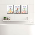 thumbnail image 2 of Big Dot of Happiness Let's Be Fairies - Fairy Garden Kids Bathroom Rules Wall Art - 7.5 x 10 inches - Set of 3 Signs - Wash, Brush, Flush, 2 of 8