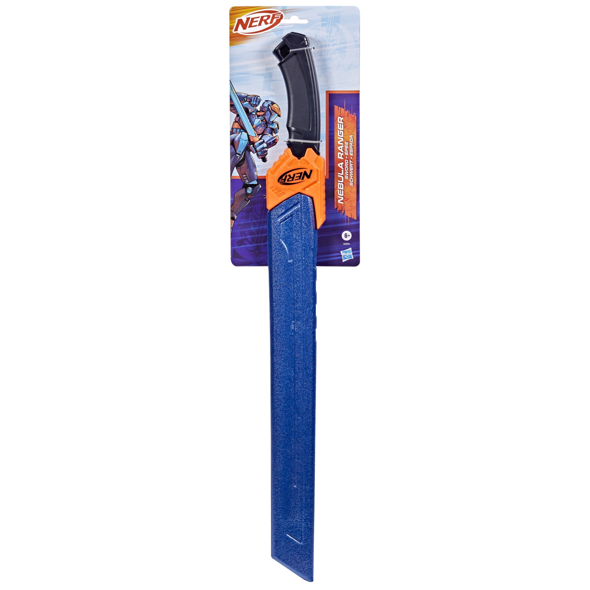 Nerf Nebula Ranger Indoor Outdoor Foam Blade, 26” Sword, Nerf Toy, 6+
