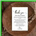 thumbnail image 3 of Elegant Wedding Thank You Cards Set - 50 Placecards for Receptions, Rehearsals, and Celebrations. Perfect for Menu Settings and Expressing Gratitude at Events., 3 of 5