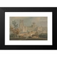 thumbnail image 2 of Joseph Mallord William Turner 18x13 Black Modern Framed Museum Art Print Titled - View of Ely Cathedral (ca. 1796), 2 of 5