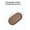Khaki, variant on CHUNTIAN WORTHBUY Multifunctional Oval Plastic Serving Tray Microwaveable Snack Fruit Dessert Plate For Party Kitchen Dinner Plate