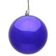 thumbnail image 1 of Adorno colgante Vickerman con forma de bola brillante, color morado, 6 cm, 60 unidades, 1 of 1