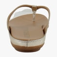 thumbnail image 4 of Aerosoles Fisher Women's Sandals Gold Metallic Textured Faux Leather Size 5.5 M, 4 of 8