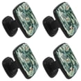 thumbnail image 2 of 4 Pcs Square Cabinet Handle Drawer Pulls Merry Chrismas Knobs with Screws Furniture Office Cabinet Knob Decoration, 2 of 7