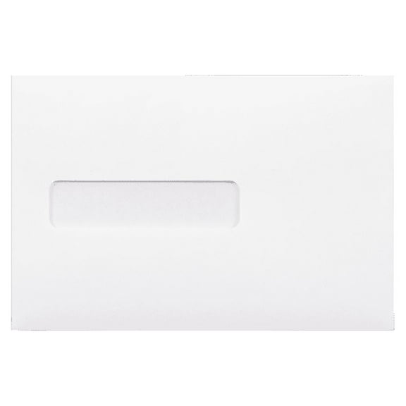 LUXPaper 6 x 9 Booklet Window Envelopes, Bright White, 500/Pack