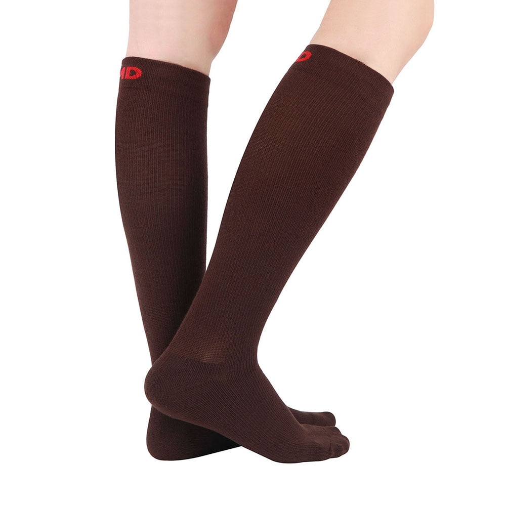 +MD Unisex OvertheCalf Compression Bamboo Socks Stockings 3 Pair