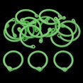 thumbnail image 2 of 16 Piezas Clips de Plástico Sunnimix anillos de encuadernación verde, 2 of 8