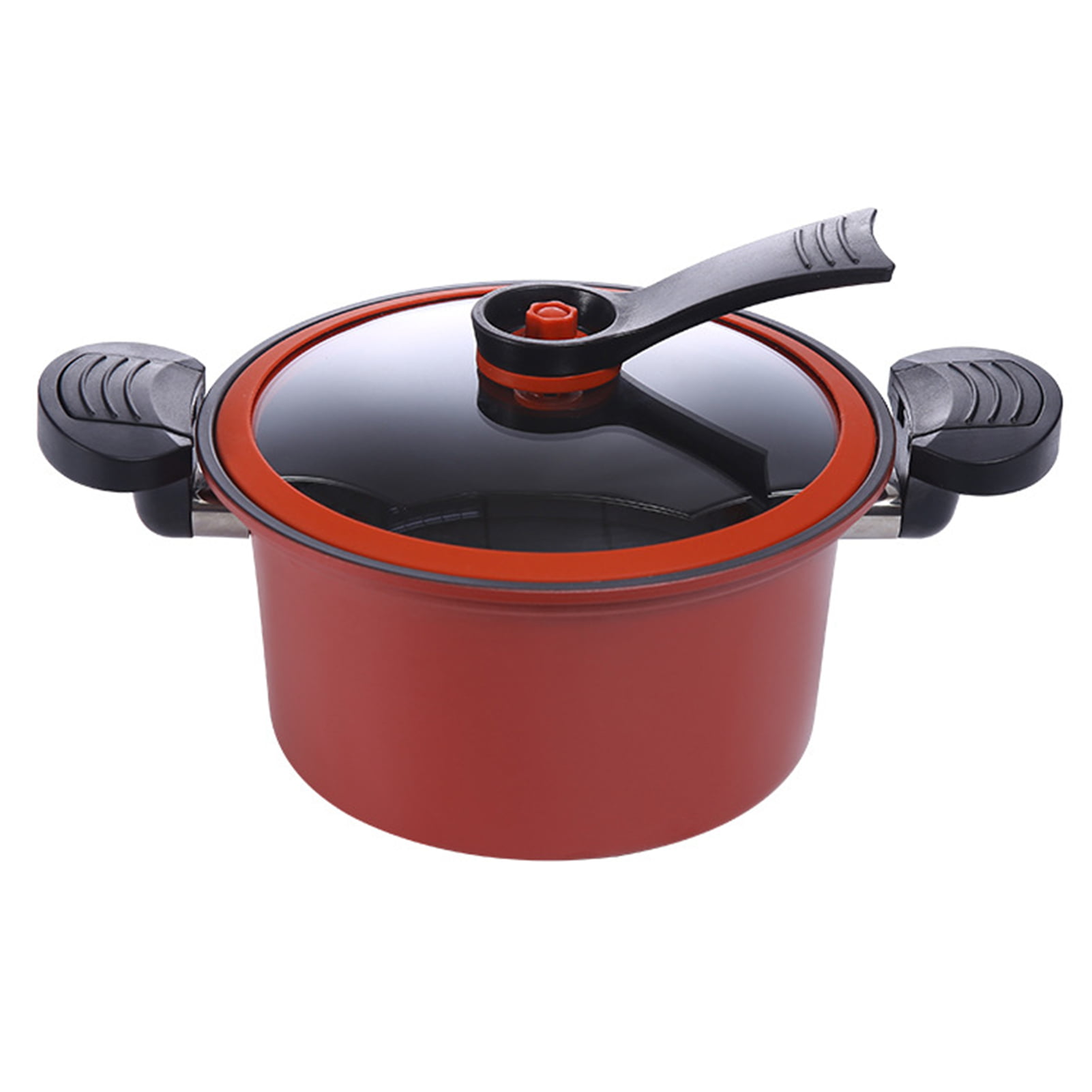 Saucepan Enamel Cooking Pot Induction Soup Pot with Lid Cream 8 L 