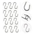 thumbnail image 3 of 30Pcs Stainless Steel S Hooks Steel Wire Hooks S Shaped Hooks S Hanging Hooks, 3 of 7